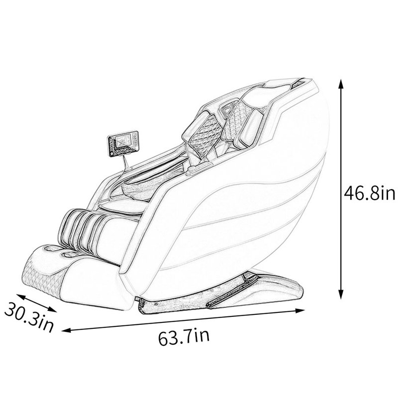 Fauteuil de massage chauffant