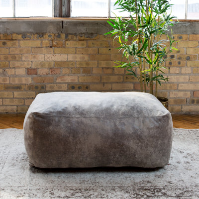 Big Joe Nestle Vegan Leather Loveseat Ottoman