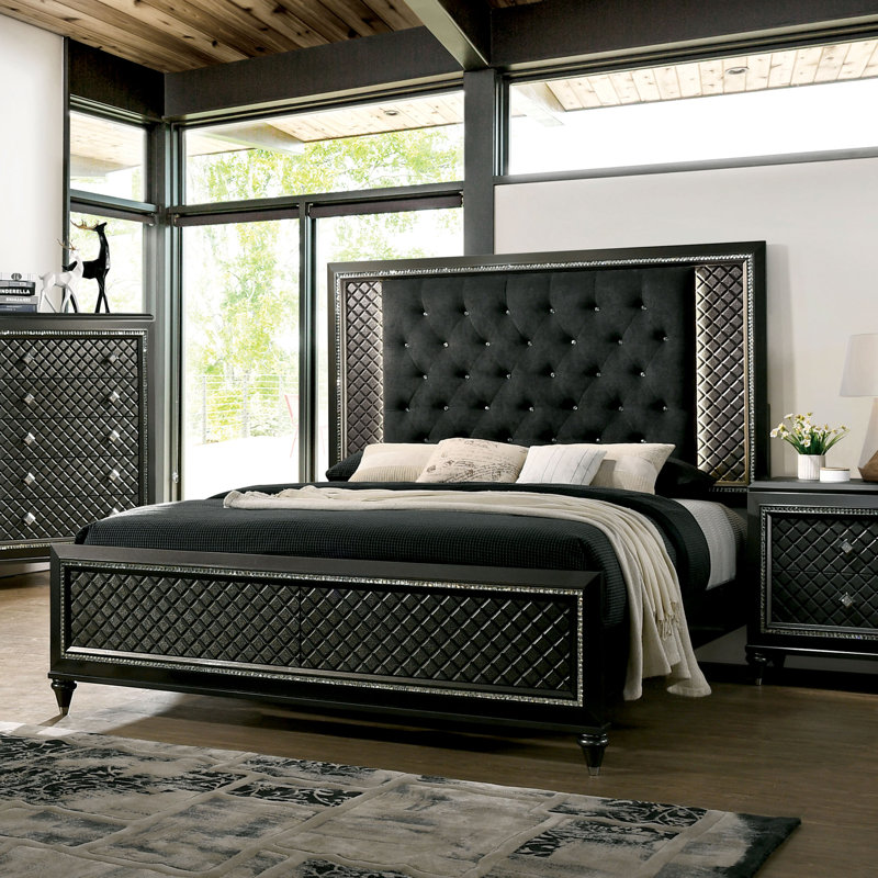 Upholstered Standard Bed, California King