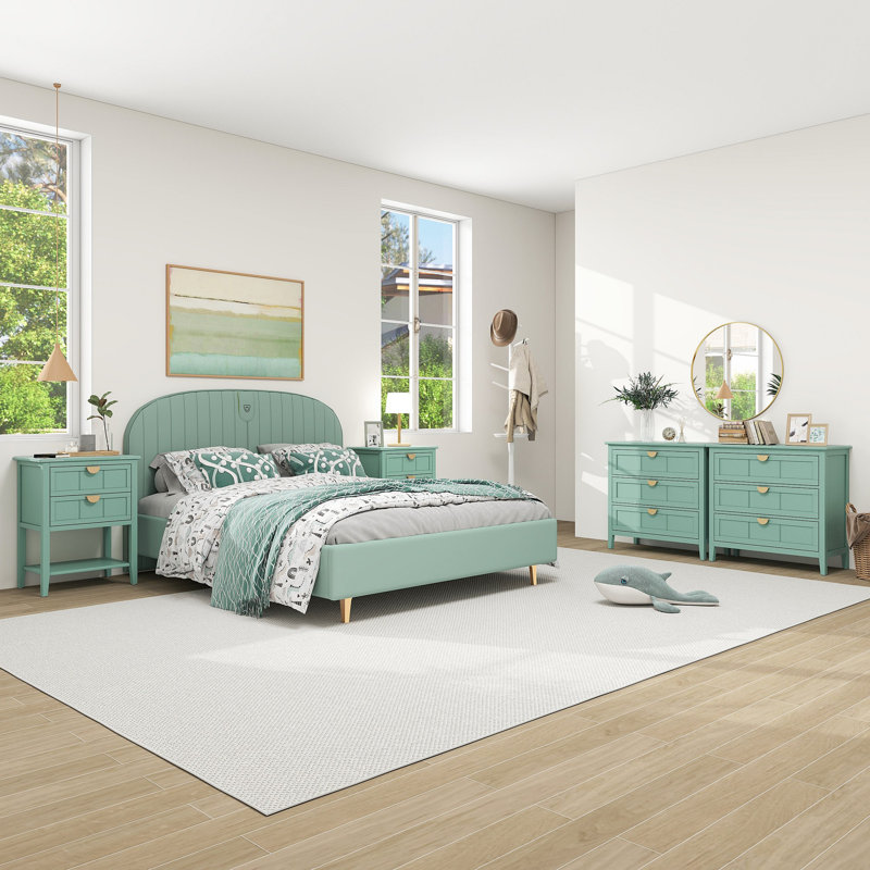 2 Drawer Side Table
