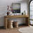 65" Long Farmhouse Entryway Sofa Table-106267557