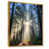 Toile avec cadre flottant or