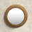 Bostwick Seagrass Round Wall Mirror
