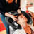 All-In-One Pedestal Shampoo Unit Salon Shampoo Station With Ceramic Basin, Hair Washing Unit With Base And Hot&Cold Switch