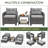 5-piece Patio Conversation Set-1035583695