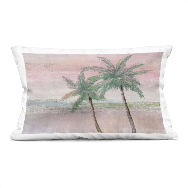 Coussin décoratif Sunset Palms at Dusk