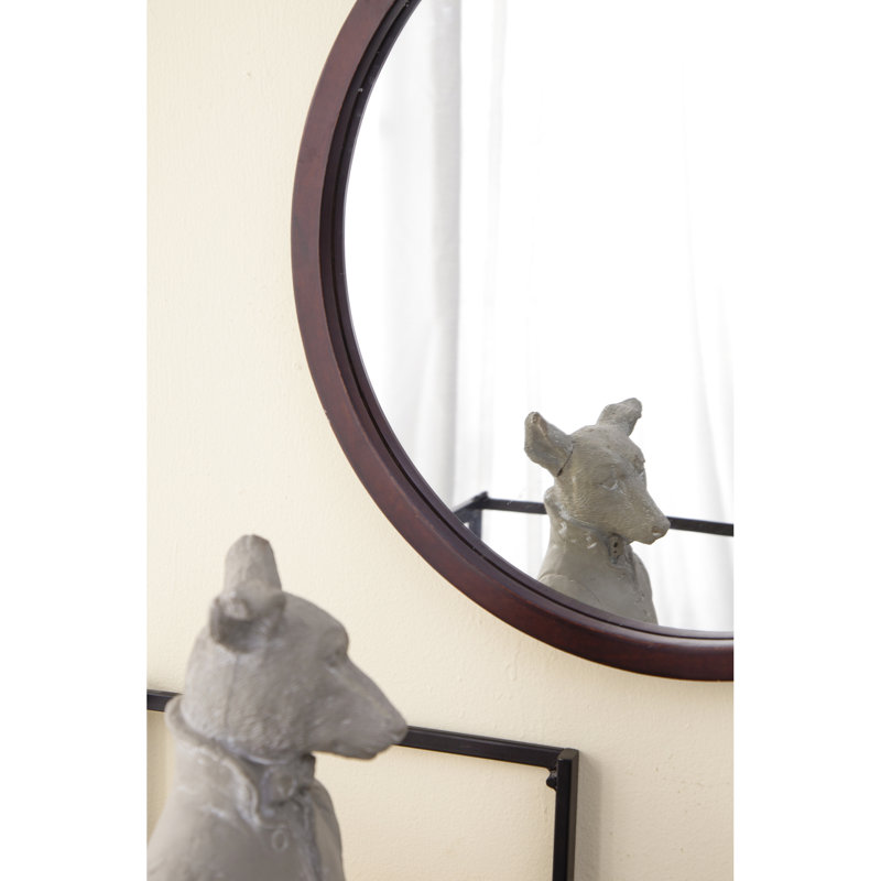 Miroir mural, Noyer