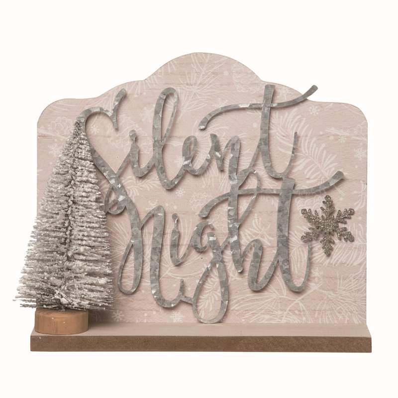 Accent mural en bois Silent Night
