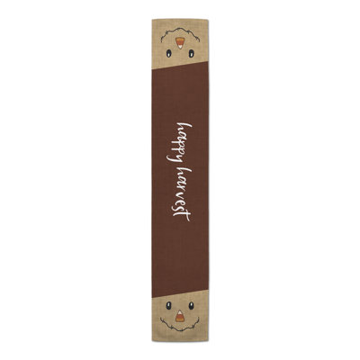 Happy Harvest Scarecrow Table Runner