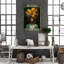 «Flowers Be Kind To Your Mind», reproduction d'art rectangulaire sur toile tendue 1 pièce-1732986485