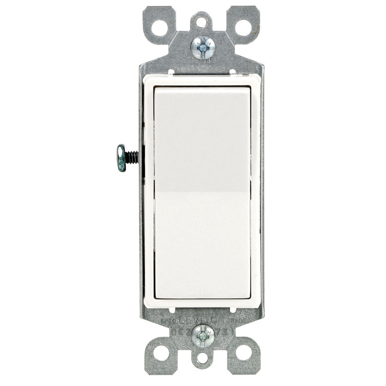 Legrand radiant Smart 15-amp Single-pole/3-way Smart Illuminated Rocker  Light Switch with Wall Plate, White in the Light Switches department at