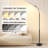 Loudean 72.8' Dimmable LED Floor Lamp with Remote Control, Adjustable Reading Floor Lamp-156142848