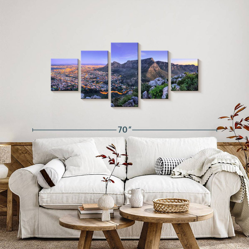 Cape Town Charm, 24" H x 55" W