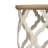 Dozier Rustic Farmhouse Tray Top Round End Table with Wood Frame Base-106886950