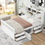 Lit avec tablettes, armoires et tiroirs-969643892