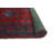 One-of-a-Kind 3'2" x 10'1" 1980s Runner Wool Area Rug in Blue and Red