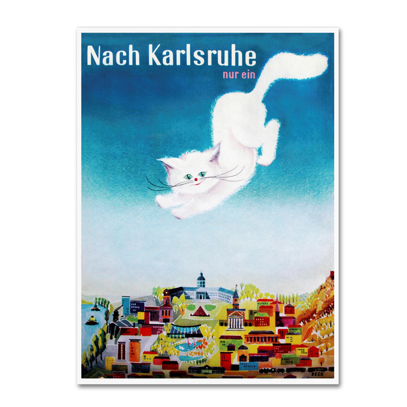 « travel 261 », publicité sur toile tendue, H 19 po x l 14 po