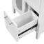 Meuble-lavabo 24 po avec lavabo, meuble-lavabo avec deux tiroirs et porte, tablette réglable, bois massif et panneau de fibres à densité moyenne-829844602
