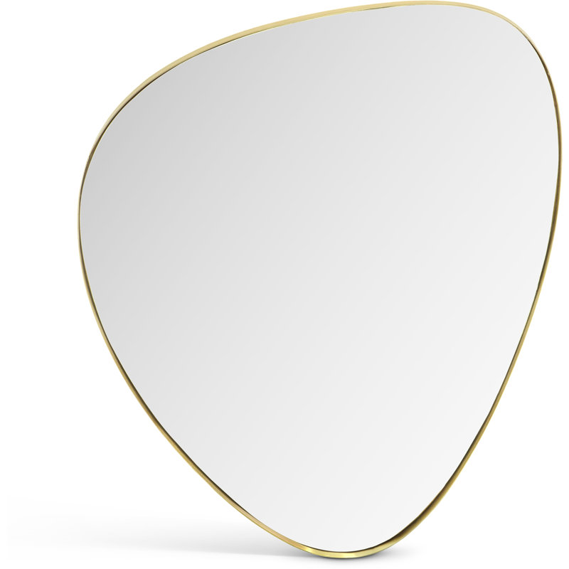 Mirsha Mirror, 36" x 29", Brushed Gold