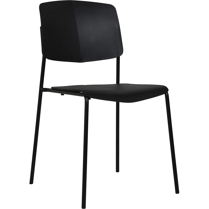Chaise de terrasse empilable Isbella, Noir