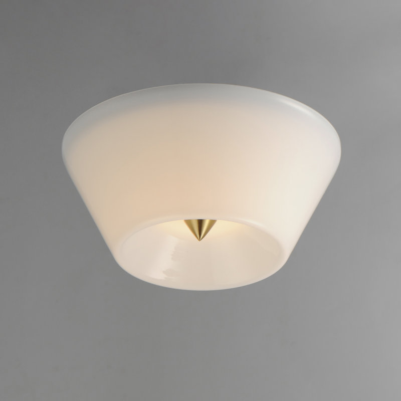 Tack-Flush Mount, Natural Aged Brass