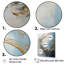 Décoration murale couronne bleue et dorée II - couronne-97203345-97203346