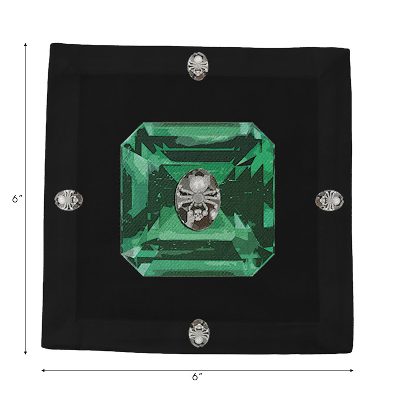 Square Napkins, Black