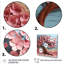 Rose et arbre mauve Essence II - arbre, art mural-955802163-955802162