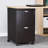 Kery 2 Drawer Mobile Pedestal File Cabinet With Lock, Mocha Brown-118318928