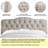 Linen Upholstered Headboard-Modern-Adjustable Height-Button Tufting-412692852-420913437