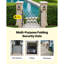 Barrière à ciseaux pliante simple verrouillable-115238997