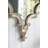 30" X 23.5" Artistic White Diamond Scrollwork Mirror
