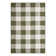 Tereon Checkered Machine Made Power Loom Polypropylene Plastic Indoor/Outdoor Area Rug in Green