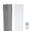 Ventilateur de plafond en verre nervuré à 4 pales de 52 po de largeur avec télécommande et ensemble d'éclairage inclus Almedacheatham-825775883