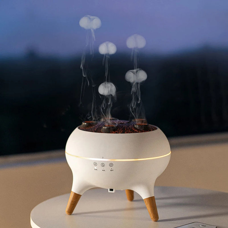 Humidificateur avec effet de méduse - Diffuseur d'huiles essentielles 250 ml télécommandé