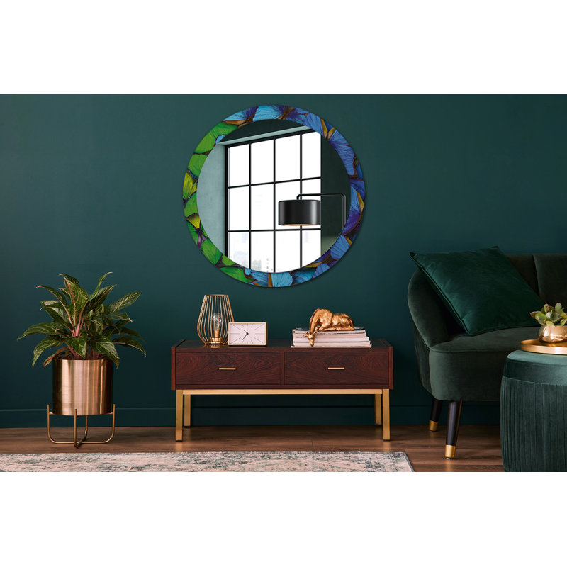 Huldar Glass Flat Wall Mirror