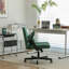 Chaise de bureau Green Velvet Criss Cross