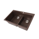 Plymouth 33'' L Double Basin Kitchen Sink