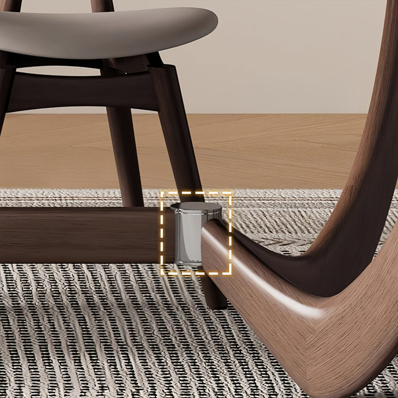 Ensemble de table de salle à manger et chaises Matte Rock, H 29,52 po x L 70,86 po x l 35,43 po
