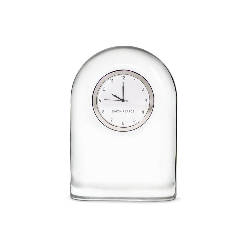 Barre Glass Mechanical Clock