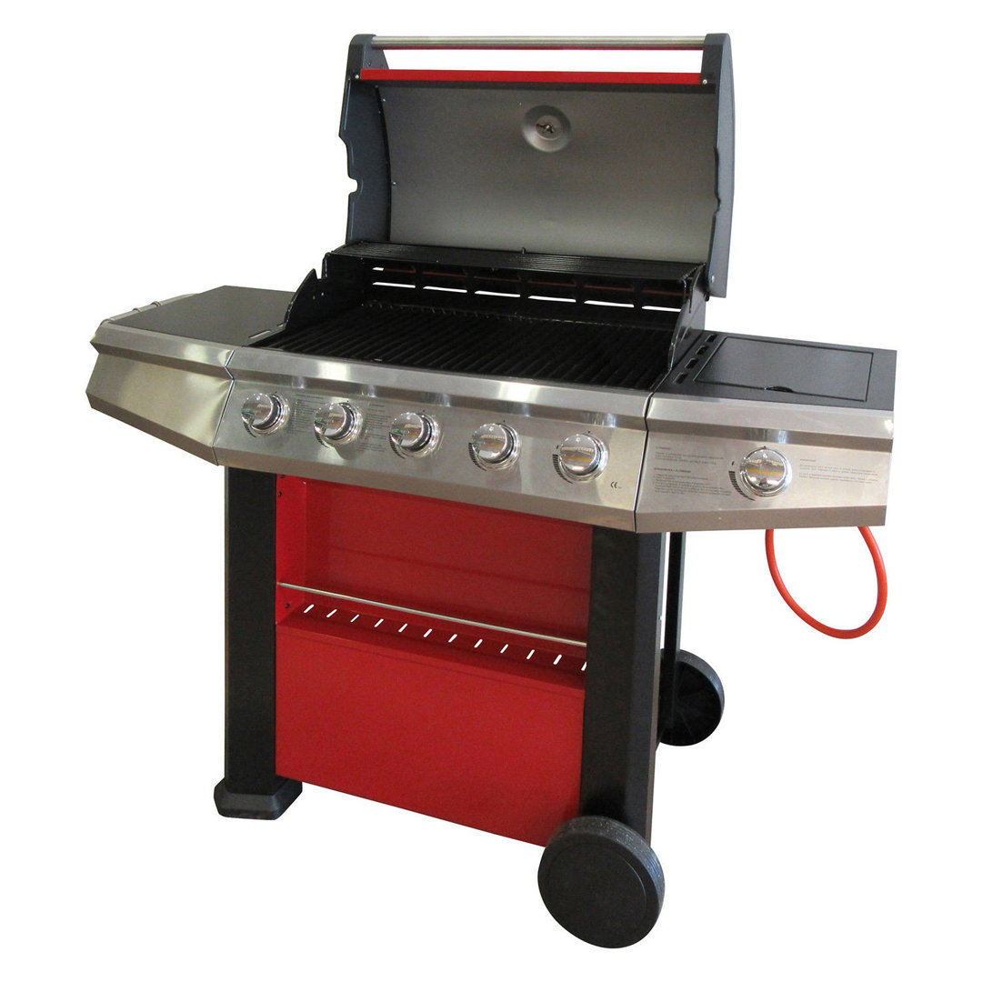 Beweglicher Erdgas-Gasgrill Ambrogina mit 2 Brennern