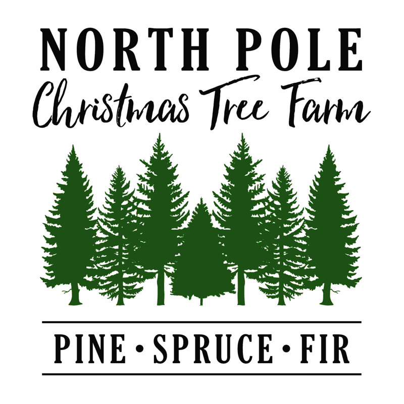 Ferme d'arbres de Noël North Pole, H 30 po x l 30 po