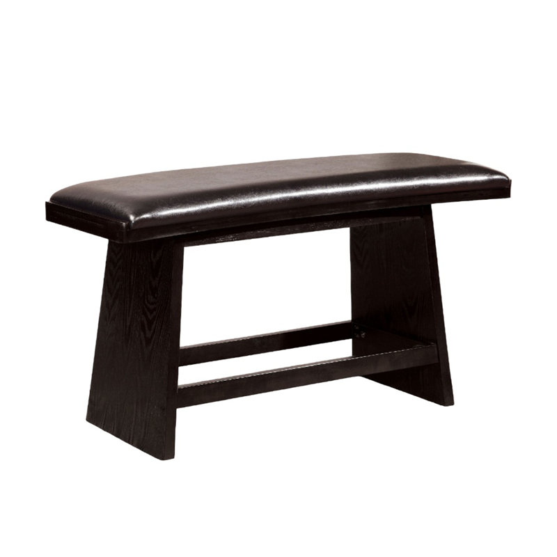 Modern Contemporary Style 1Pc Counter Height Bench