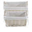 Ensemble de 2 paniers en osier et rotin avec rangement Willow-892579428