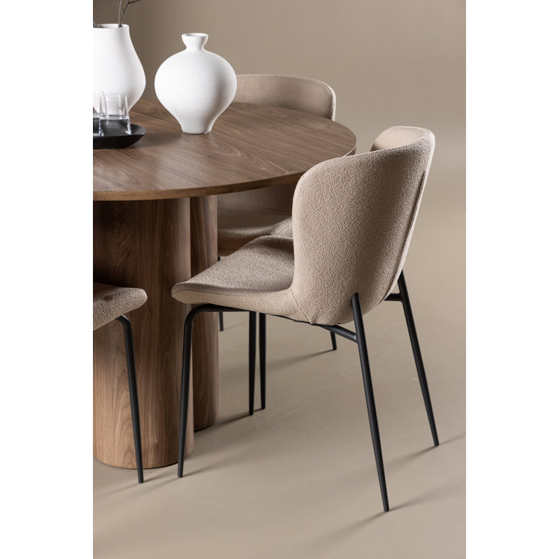 Waltham 4 - Person Dining Set, Brown