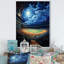 «Modern Baseball Stadium At Night II», impressions sur toile de paysages urbains-2082208726-2082208722