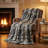 Zebra Knitted Throw Blanket-86650263