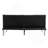 Wood Frame,Stainless Leg,Futon,Sofa Bed Black
