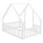 Full-Sized Wooden House-Designed Low Bed With Enclosure-1745842011