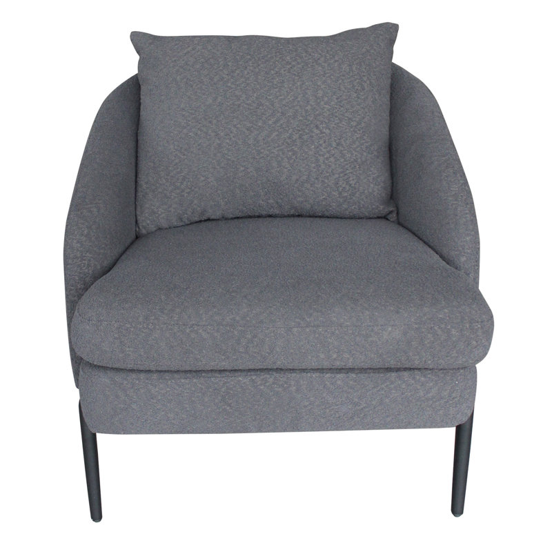 Fauteuil de 30,8 po de large Wilkeson, Mélange de polyester gris